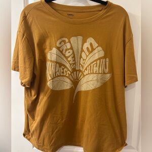 Sonoma Mustard Brown Graphic Tee